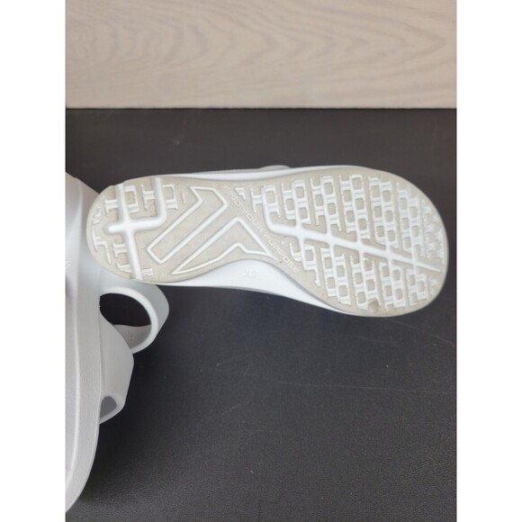 Telic Women's SZ XS Boise Bliss Slide Sandals White Double Buckle Slip On - Picture 8 of 10